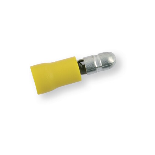 Cosses mâles cylindriques pré-isolées 3518 jaune, 5 mm